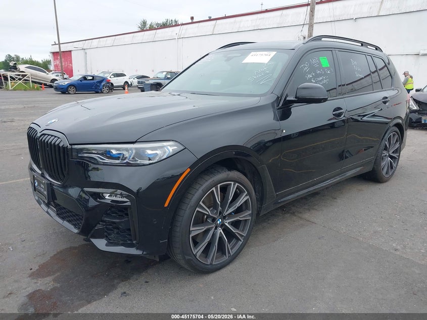 Vin: 5uxcx6c0xm9d74321, lot: 45673390, bmw x7 m50i 20212