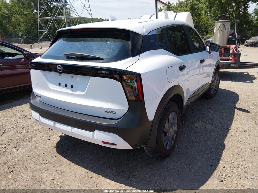 2025 Nissan Kicks S Intelligent Awd VIN: 3N8AP6BB0SL307325 Lot: 45175706
