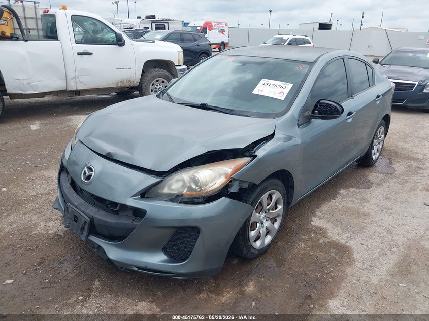 Vin: jm1bl1tf5d1776193, lot: 45673448, mazda mazda3 i sv 20132