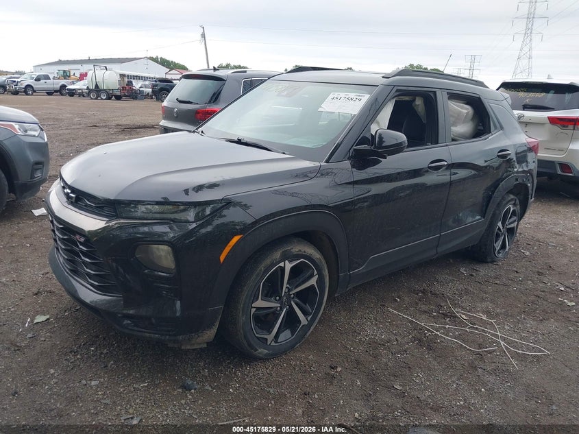 Vin: kl79mtsl6nb111889, lot: 45673515, chevrolet trailblazer fwd rs 20222