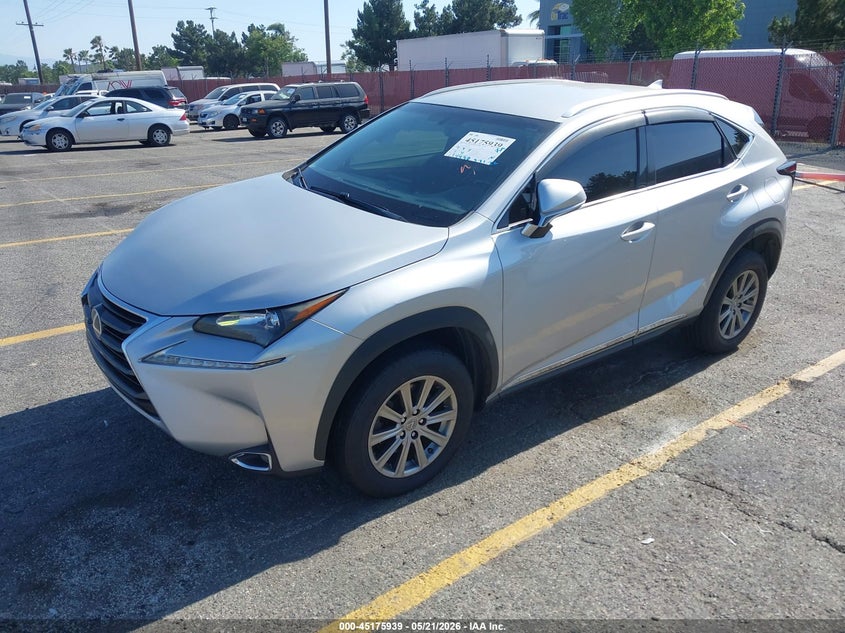 Vin: jtjyarbz4g2037709, lot: 45673625, lexus nx 200t 20162