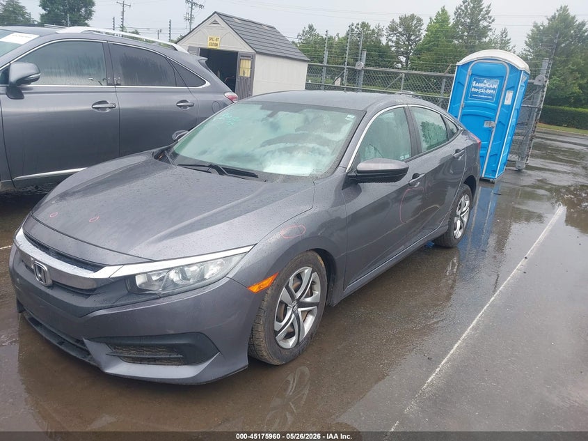 2018 Honda Civic Lx 2HGFC2F55JH600141 photo 1