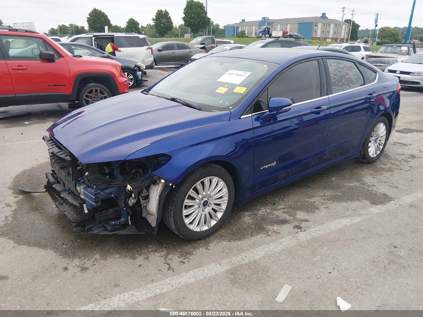Vin: 3fa6p0lu4gr196755, lot: 45673688, ford fusion hybrid se 20162
