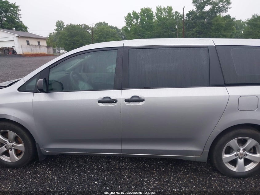 2012 TOYOTA SIENNA VAN 3.5L V-6 DOHC, VVT, 266HP