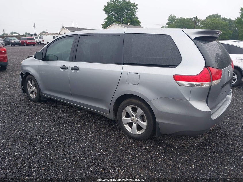 2012 TOYOTA SIENNA VAN 3.5L V-6 DOHC, VVT, 266HP