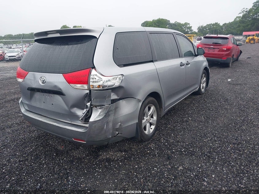 2012 TOYOTA SIENNA VAN 3.5L V-6 DOHC, VVT, 266HP