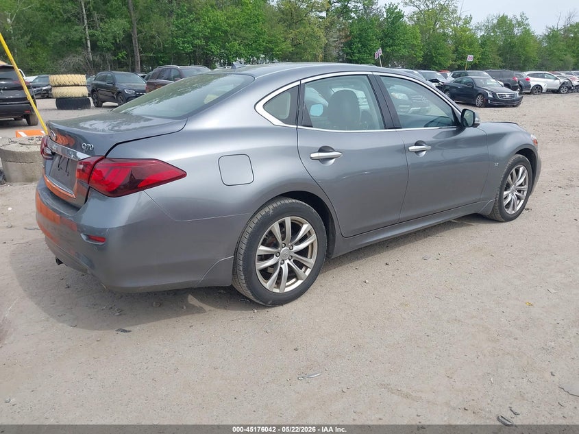 Vin: jn1by1ar1jm220619, lot: 45673728, infiniti q70 3.7x luxe 20184