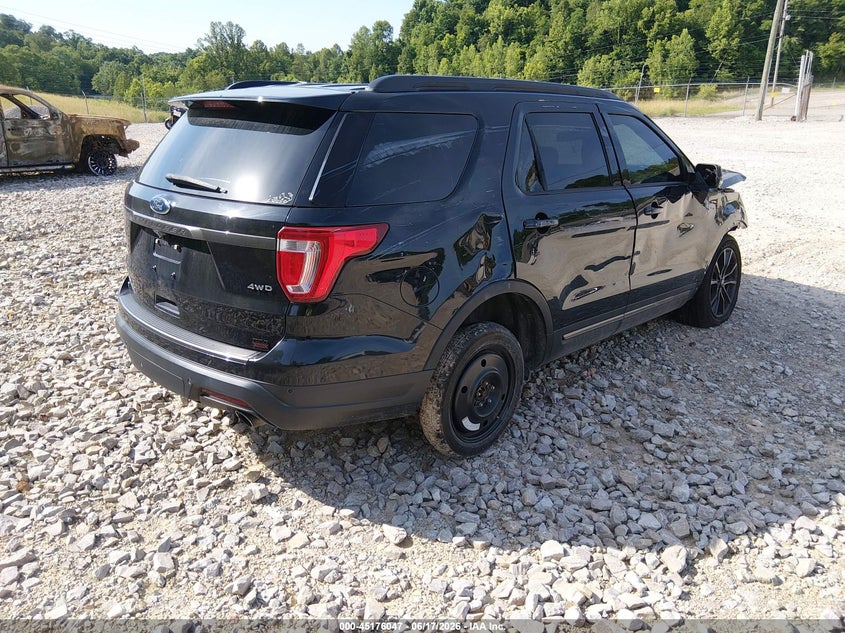 Vin: 1fm5k8d84kga38948, lot: 45673733, ford explorer xlt 20194