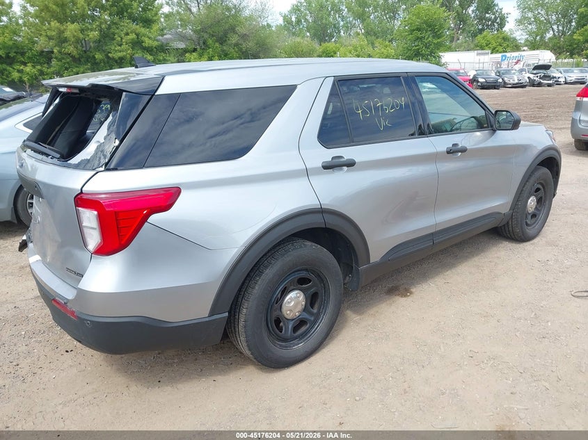 Vin: 1fm5k8ab1lgd09790, lot: 45673890, ford police interceptor utility 20204