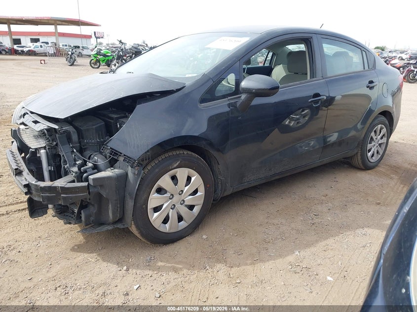 Vin: knadm4a31f6528199, lot: 45673895, kia rio lx 20152