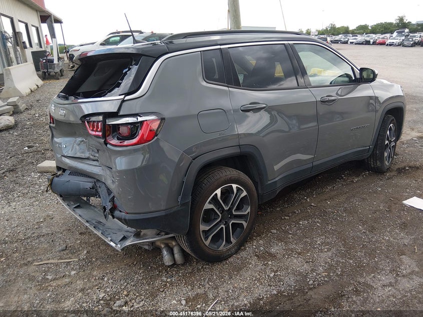 Vin: 3c4njdcb0nt204637, lot: 45674082, jeep compass limited 4x4 20224