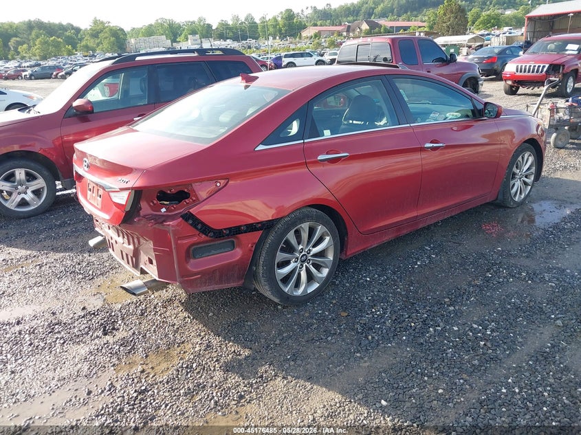 2012 Hyundai Sonata 2.0 Se 2.0T red Lot 111045176485 Vin 5NPEC4AB6CH409843