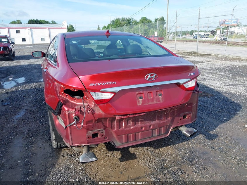 2012 Hyundai Sonata 2.0 Se 2.0T red Lot 111045176485 Vin 5NPEC4AB6CH409843