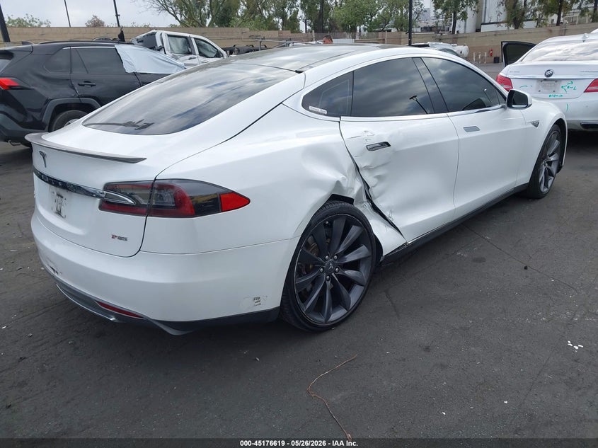 Vin: 5yjsa1dp9dfp13053, lot: 45674305, tesla model s performance 20134