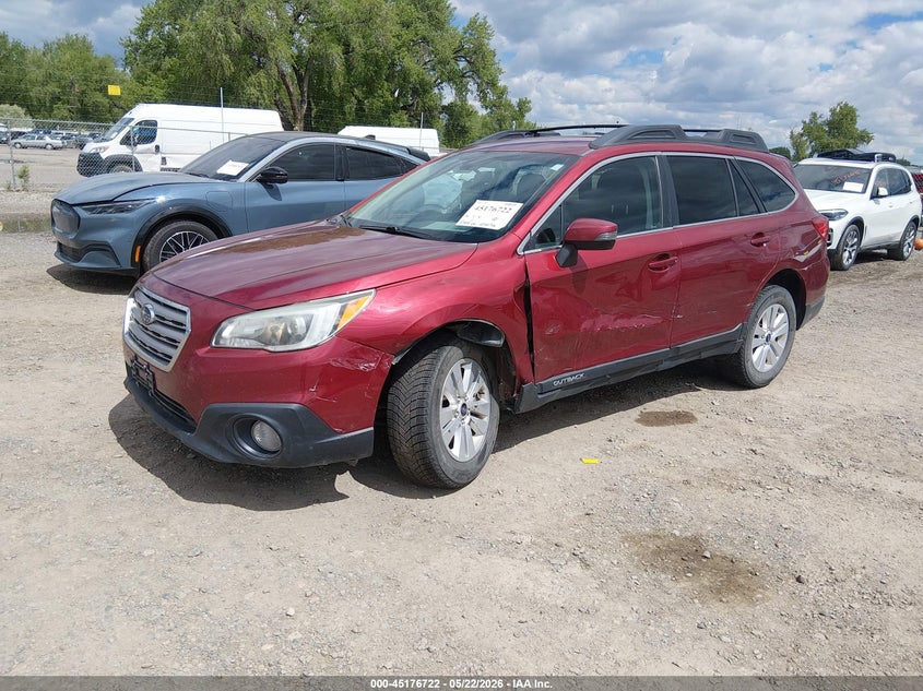 2016 SUBARU OUTBACK auction photo 2