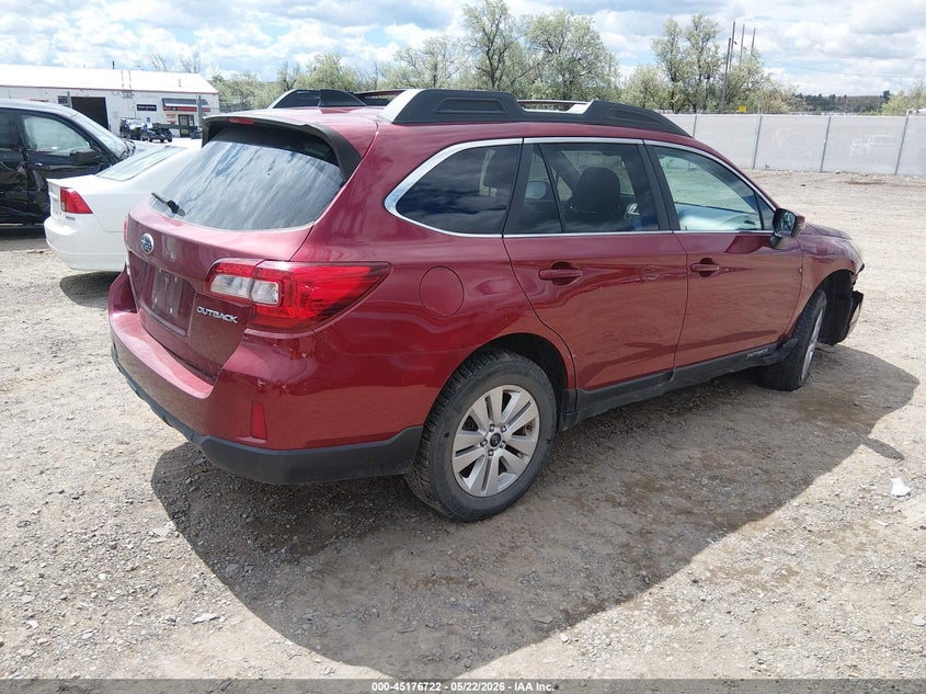 2016 SUBARU OUTBACK auction photo 4