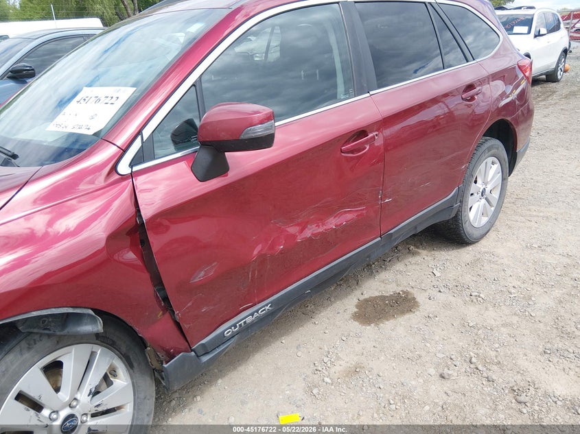 2016 SUBARU OUTBACK auction photo 6
