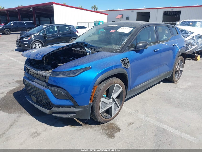 Vin: vcf1zbu26pg003097, lot: 45674427, fisker ocean one 20232