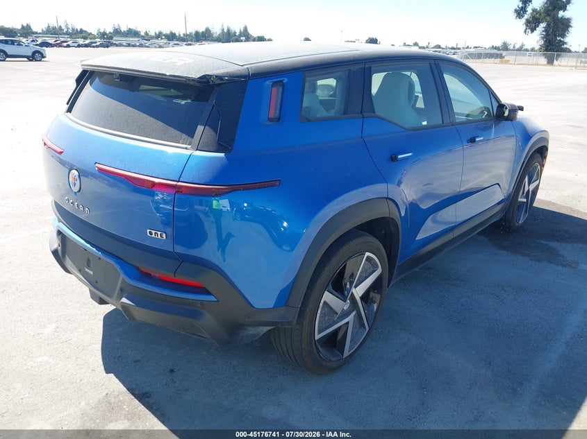 Vin: vcf1zbu26pg003097, lot: 45674427, fisker ocean one 20234