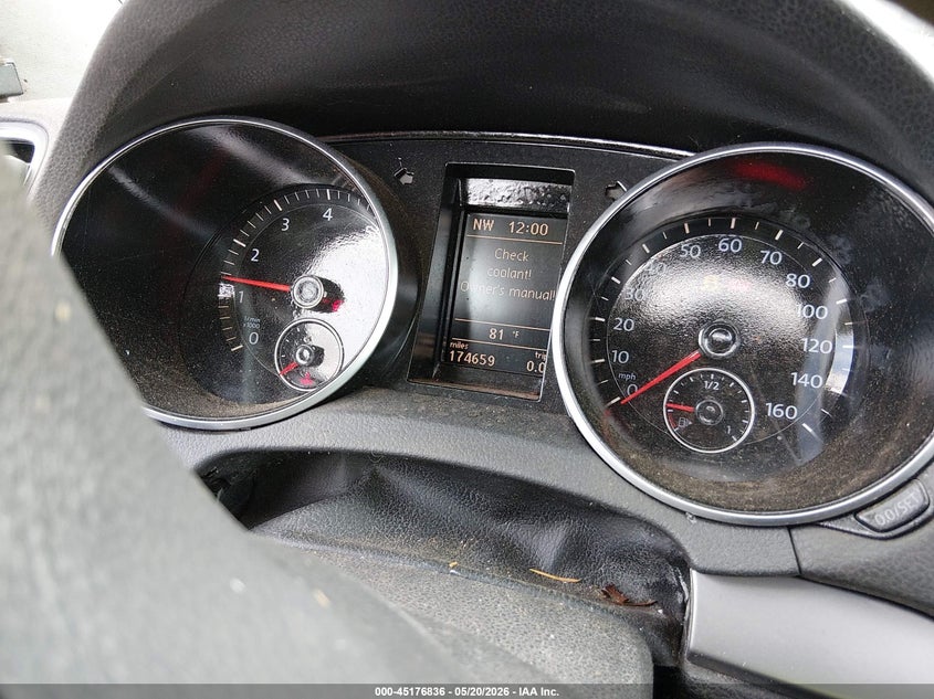 2010 Volkswagen Golf 2-Door VIN: WVWAB7AJ0AW220719 Lot: 45176836