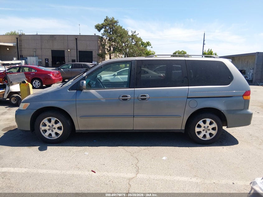 2002 Honda Odyssey Ex VIN: 5FNRL18602B019987 Lot: 45176875