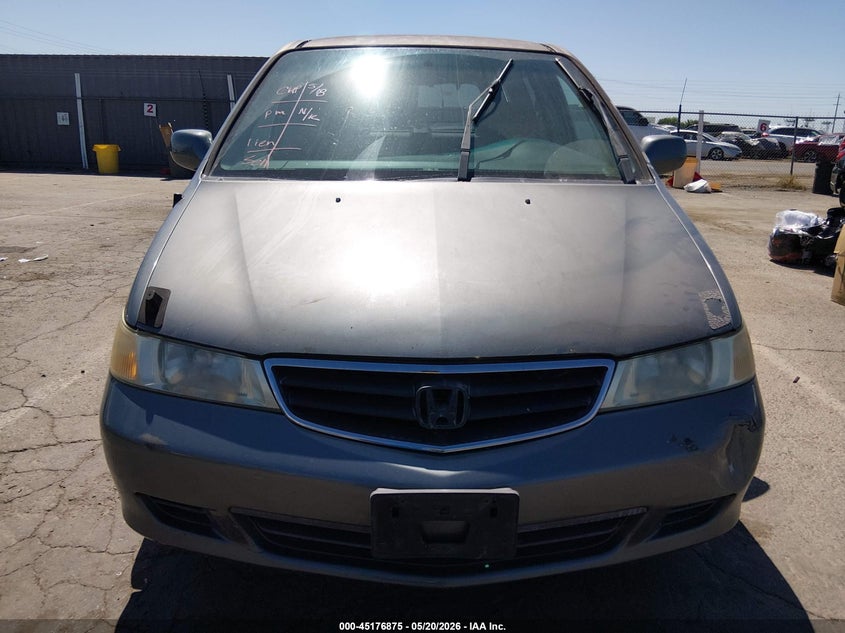 2002 Honda Odyssey Ex VIN: 5FNRL18602B019987 Lot: 45176875