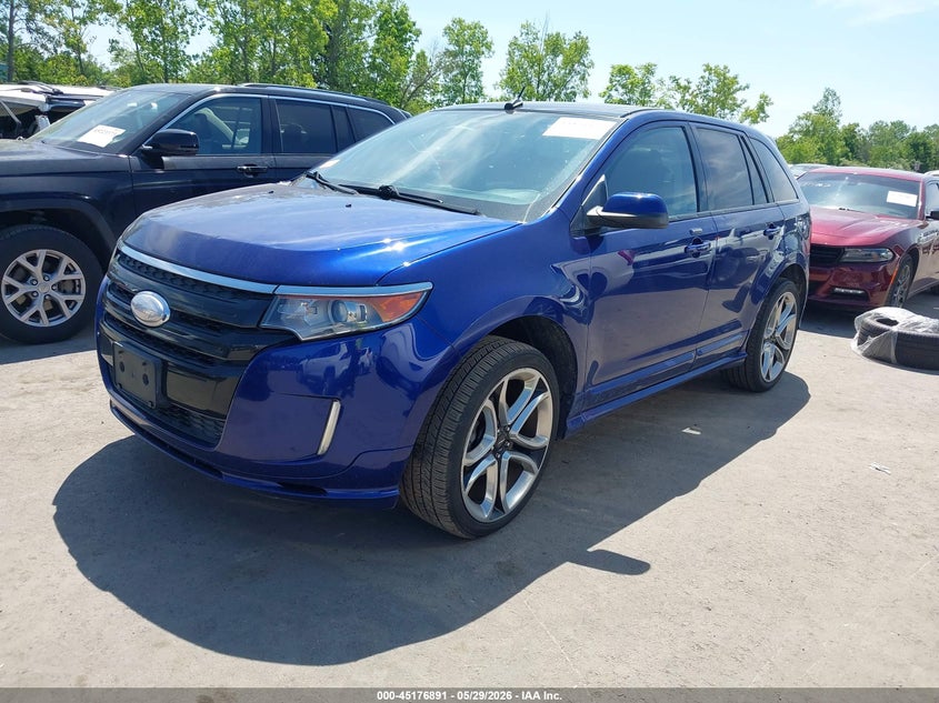 Vin: 2fmdk4akxdbe02952, lot: 45674577, ford edge sport 20132