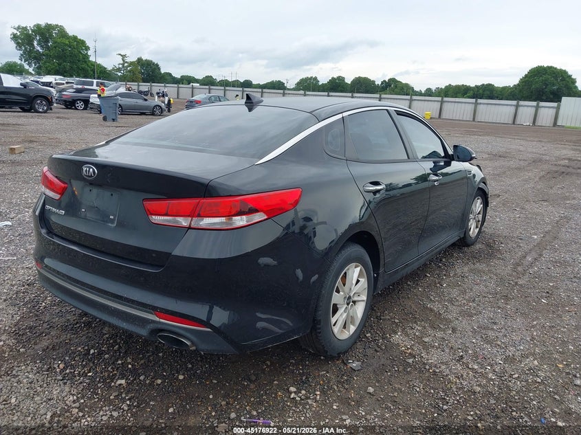 Vin: 5xxgt4l31gg084826, lot: 45674608, kia optima lx 20164
