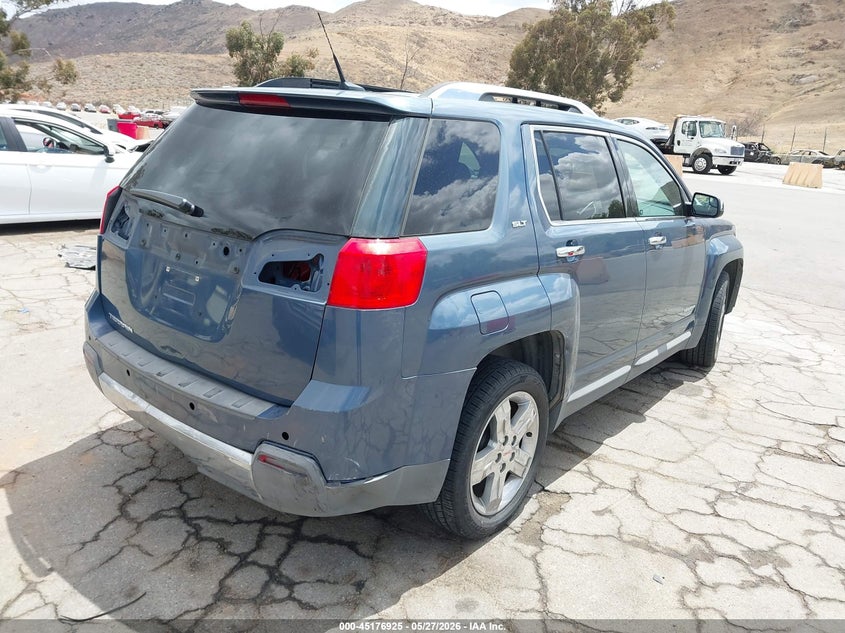 2012 Gmc Terrain 2.4 Slt-2 blue Lot 111045176925 Vin 2GKALWEK3C6244007