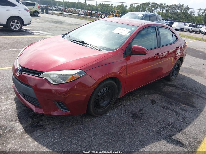 2015 TOYOTA COROLLA SEDAN 1.8L I-4 DOHC, VVT, 132HP