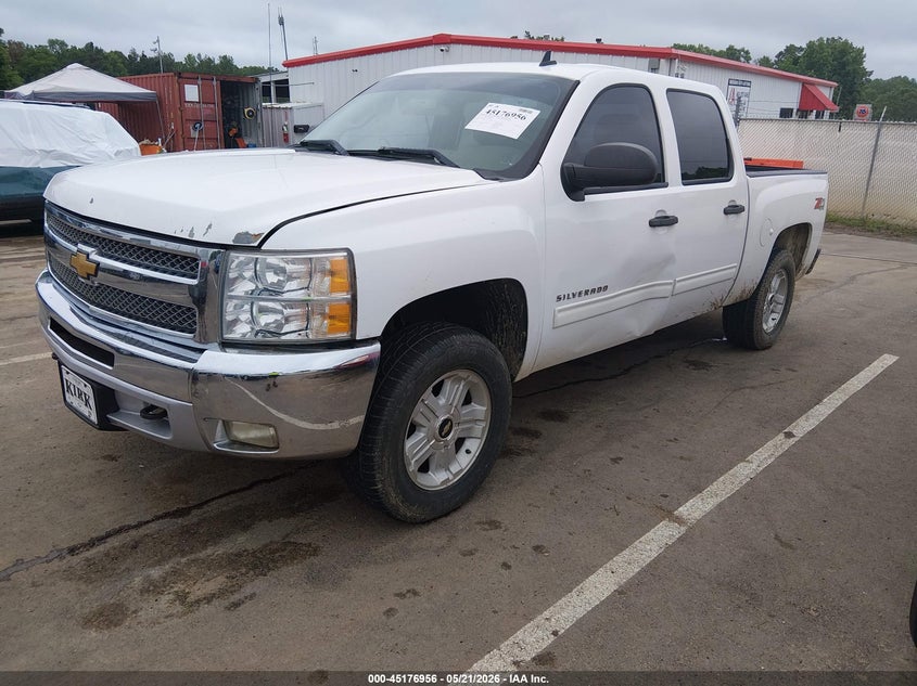 2012 Chevrolet Silverado 5.3 1500 Lt white Lot 111045176956 Vin 1GCPKSE73CF210085