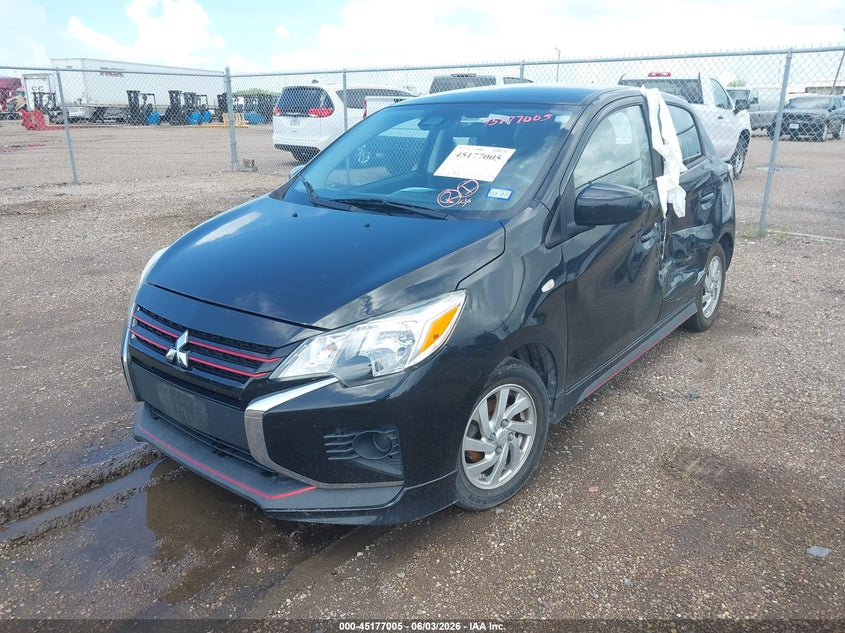 Vin: ml32auhjxmh004027, lot: 45674691, mitsubishi mirage carbonite edition/es/le 20212