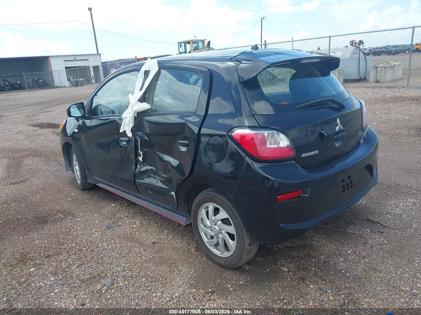 Vin: ml32auhjxmh004027, lot: 45674691, mitsubishi mirage carbonite edition/es/le 20213