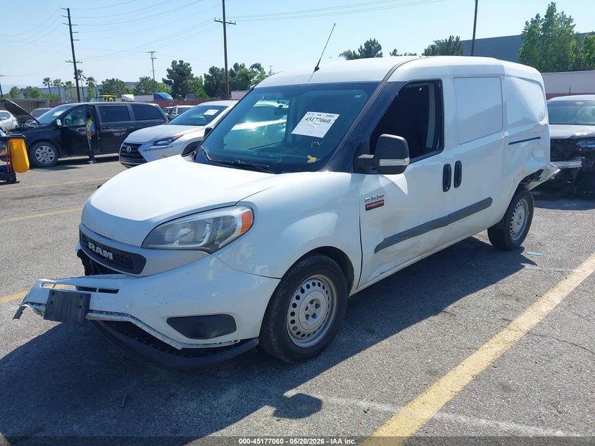 Vin: zfbhrfabxn6w67306, lot: 45674746, ram promaster city cargo van 20222