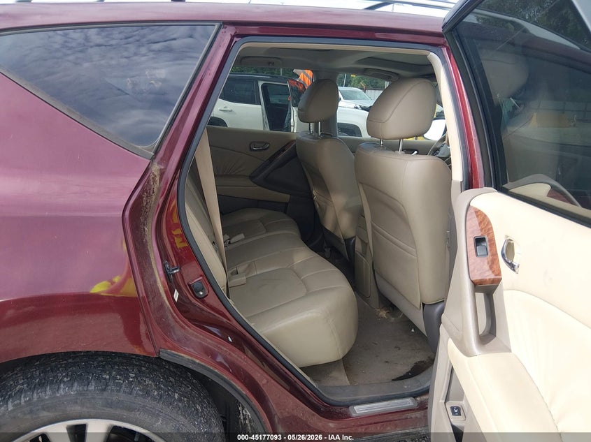 2009 Nissan Murano Le VIN: JN8AZ18W59W119296 Lot: 45177093