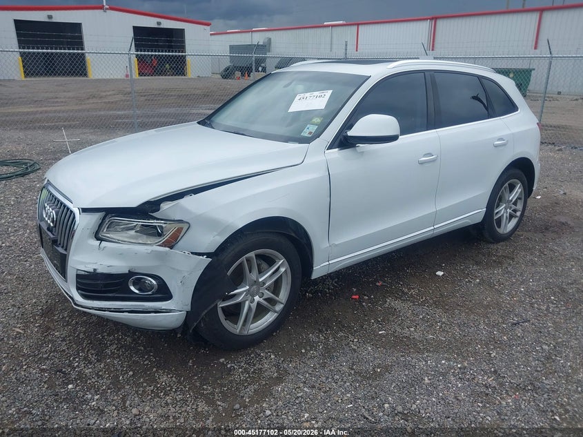 Vin: wa1c2afp3ha063434, lot: 45674788, audi q5 2.0t premium 20172