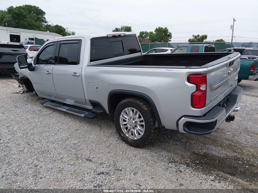 2023 Chevrolet Silverado 2500Hd 4Wd Standard Bed High Country silver Lot 111045177213 Vin 2GC4YRE7XP1705083