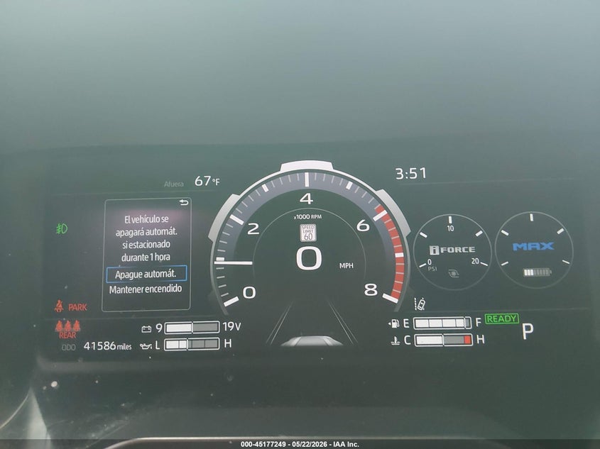 2025 TOYOTA TUNDRA HYBRID auction photo 7