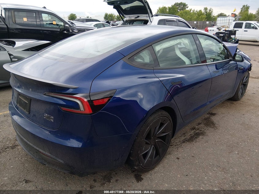 Vin: 5yj3e1et1sf940027, lot: 45674955, tesla model 3 performance all-wheel drive 20254