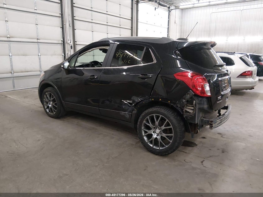 Vin: kl4cj2sm4gb587222, lot: 45674982, buick encore sport touring 20163