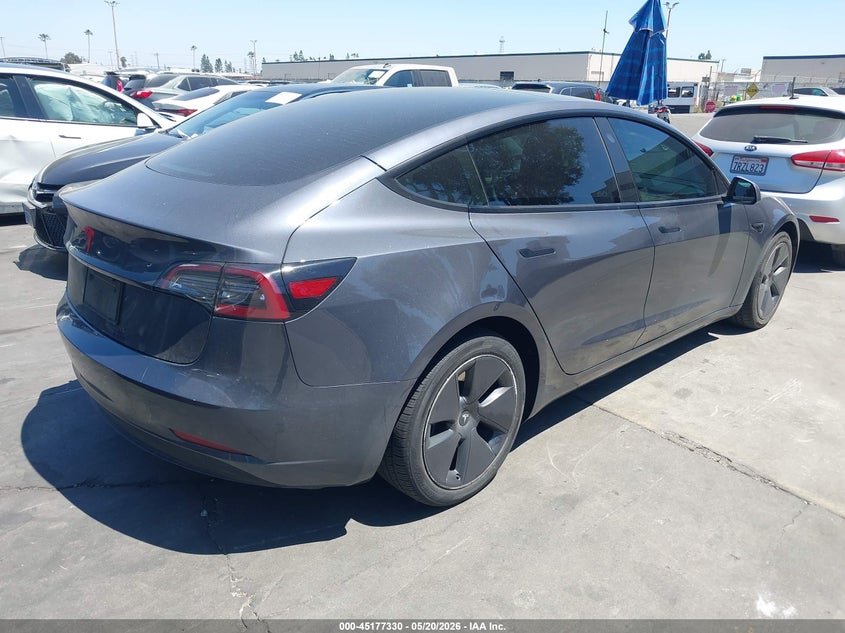 Vin: 5yj3e1ea8pf608687, lot: 45675016, tesla model 3 rear-wheel drive 20234