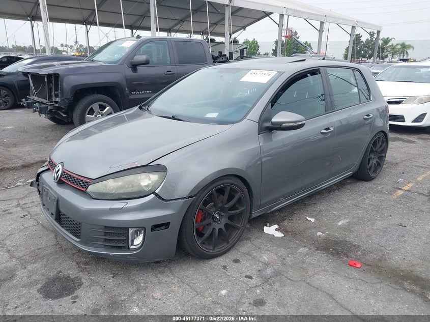 Vin: wvwhd7aj2cw259761, lot: 45675057, volkswagen gti 4-door 20122