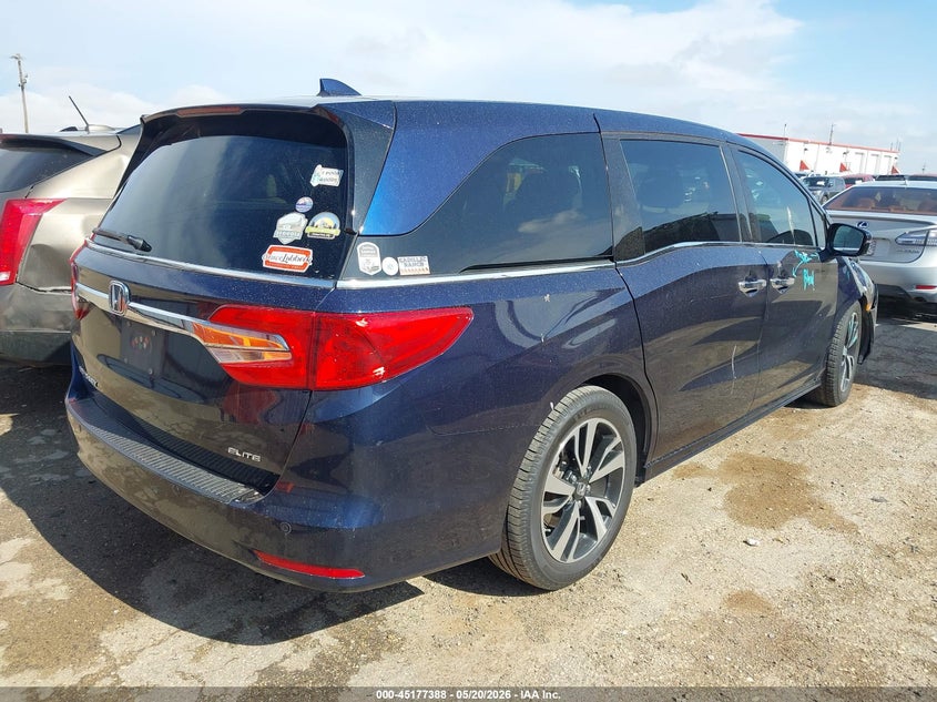 VIN 5FNRL6H90JB002497 2018 HONDA ODYSSEY ELITE
