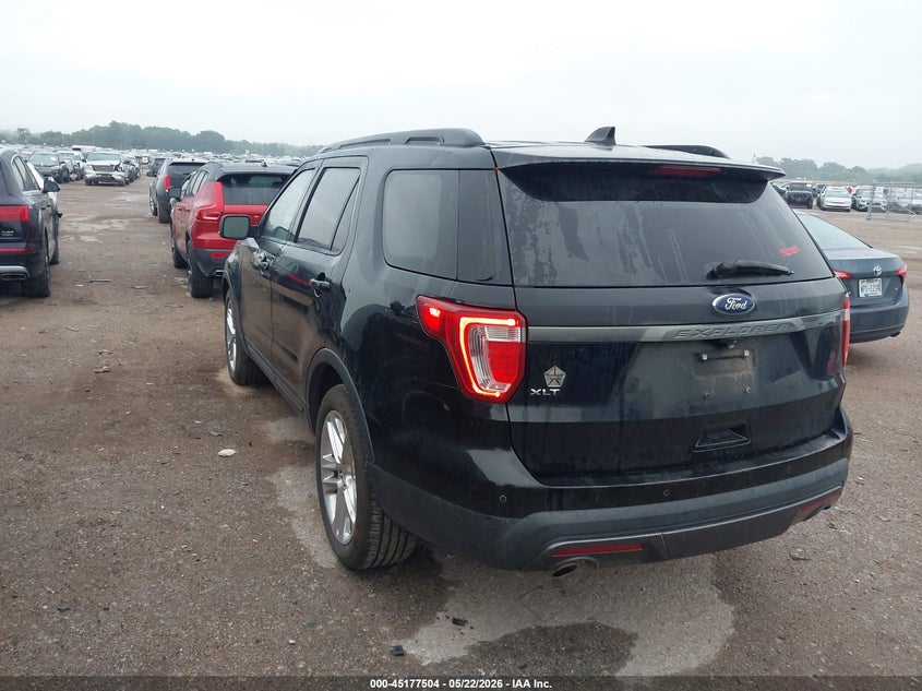 Vin: 1fm5k7d85hgb62729, lot: 45675190, ford explorer xlt 20173