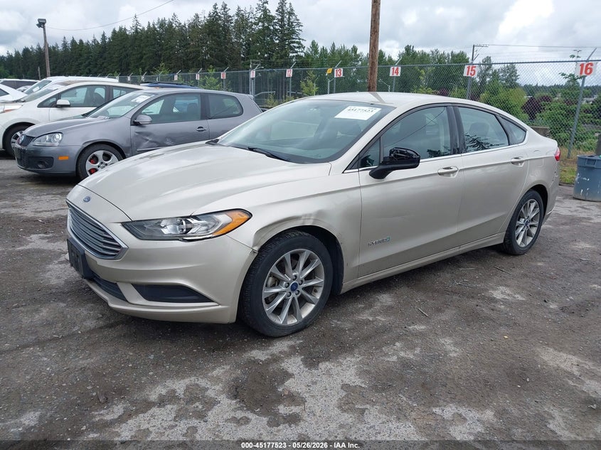 2017 FORD FUSION HYBRID auction photo 2