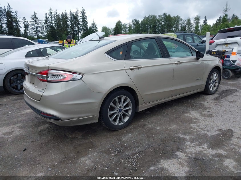 2017 FORD FUSION HYBRID auction photo 4