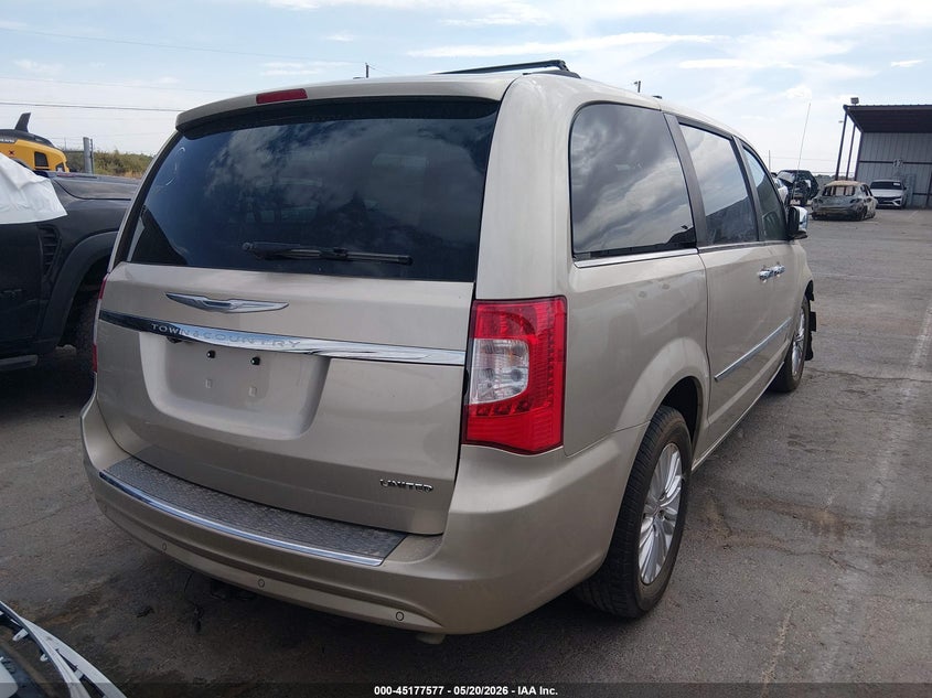 Vin: 2c4rc1gg8er468577, lot: 45675263, chrysler town & country limited 20144
