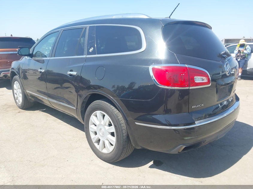 Vin: 5gakrbkd6ej228937, lot: 45675348, buick enclave leather 20143