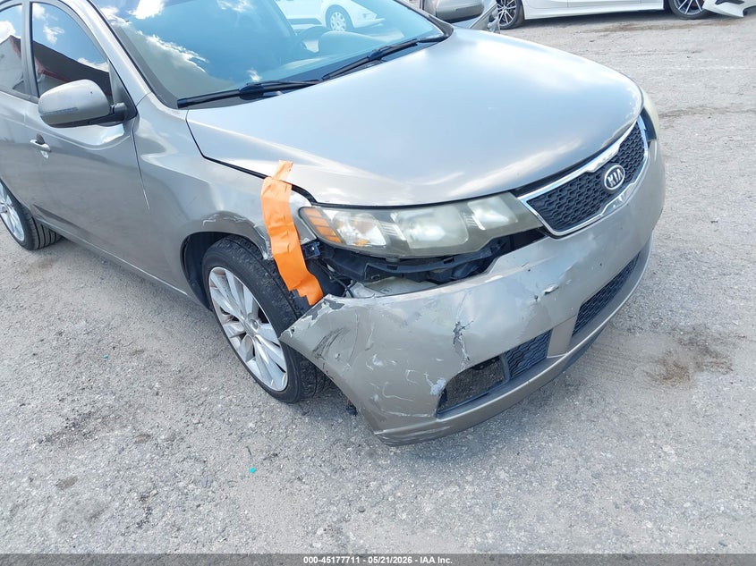 2012 Kia Forte 2.4 Sx grey Lot 111045177711 Vin KNAFW4A30C5518400