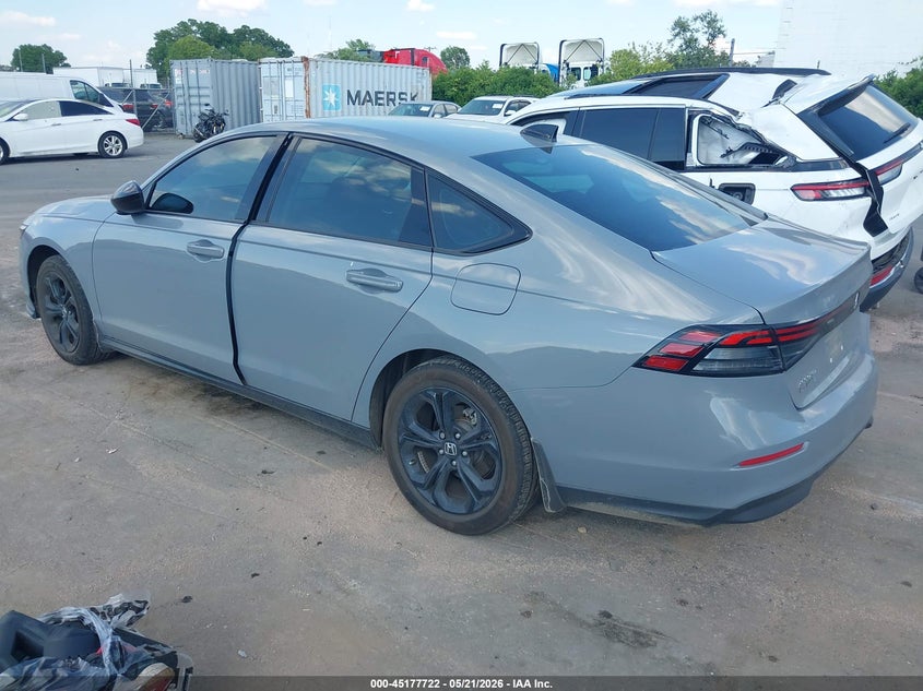2025 HONDA ACCORD 1.5L I-4 DI, DOHC, V(VIN: 1HGCY1F43SA076820